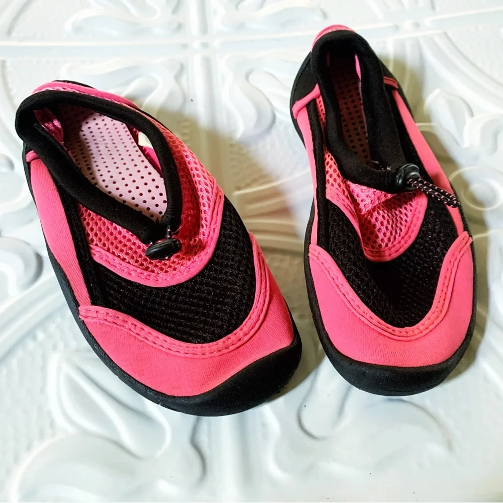 WONDER NATION Girls Pink Neoprene Water Shoe 13/1